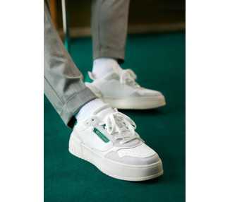 Sneaker da uomo D.Franklin 321055 White/Green