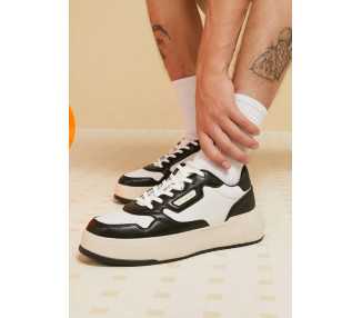 Sneaker da uomo D.Franklin 321060 White/Black 