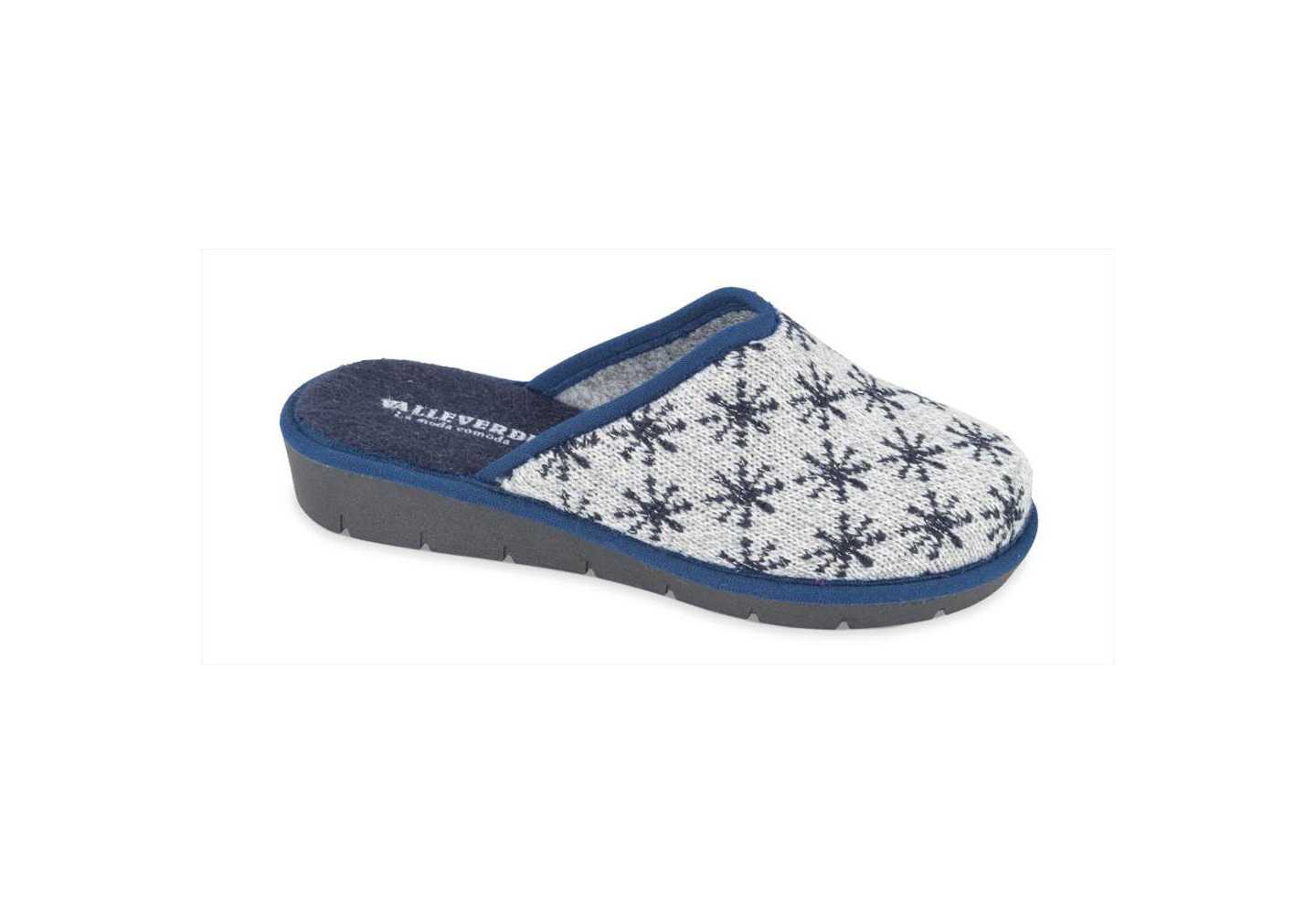 Pantofole da donna Valleverde 58103 blu