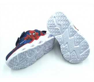 Scarpa sportiva da bambino Spiderman con luci R1310395S Blu