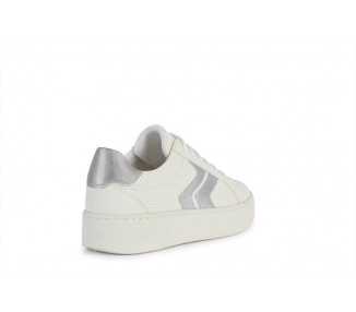 Sneakers da donna Geox Skyely D45QXA optic white/silver