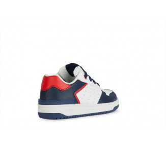 Sneakers da bambino Geox Washiba J45LQB white/navy