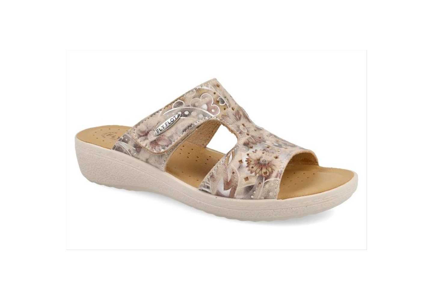 Ciabatta da donna Fly Flot 55D705B beige