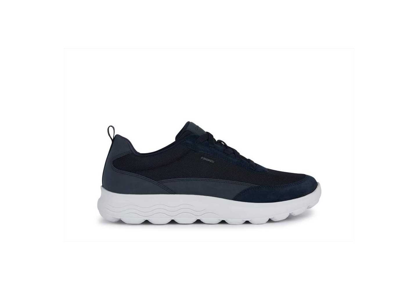 Scarpe da uomo in tessuto Geox Spherica U45BYA navy