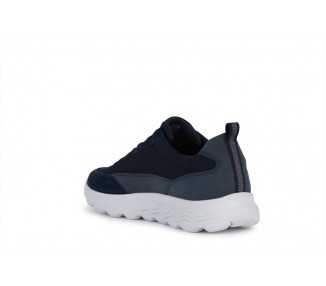 Scarpe da uomo in tessuto Geox Spherica U45BYA navy