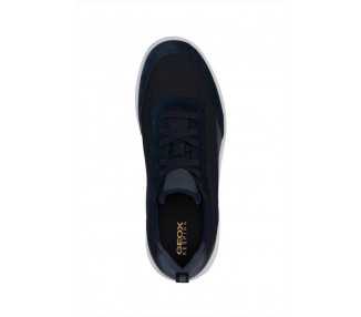 Scarpe da uomo in tessuto Geox Spherica U45BYA navy