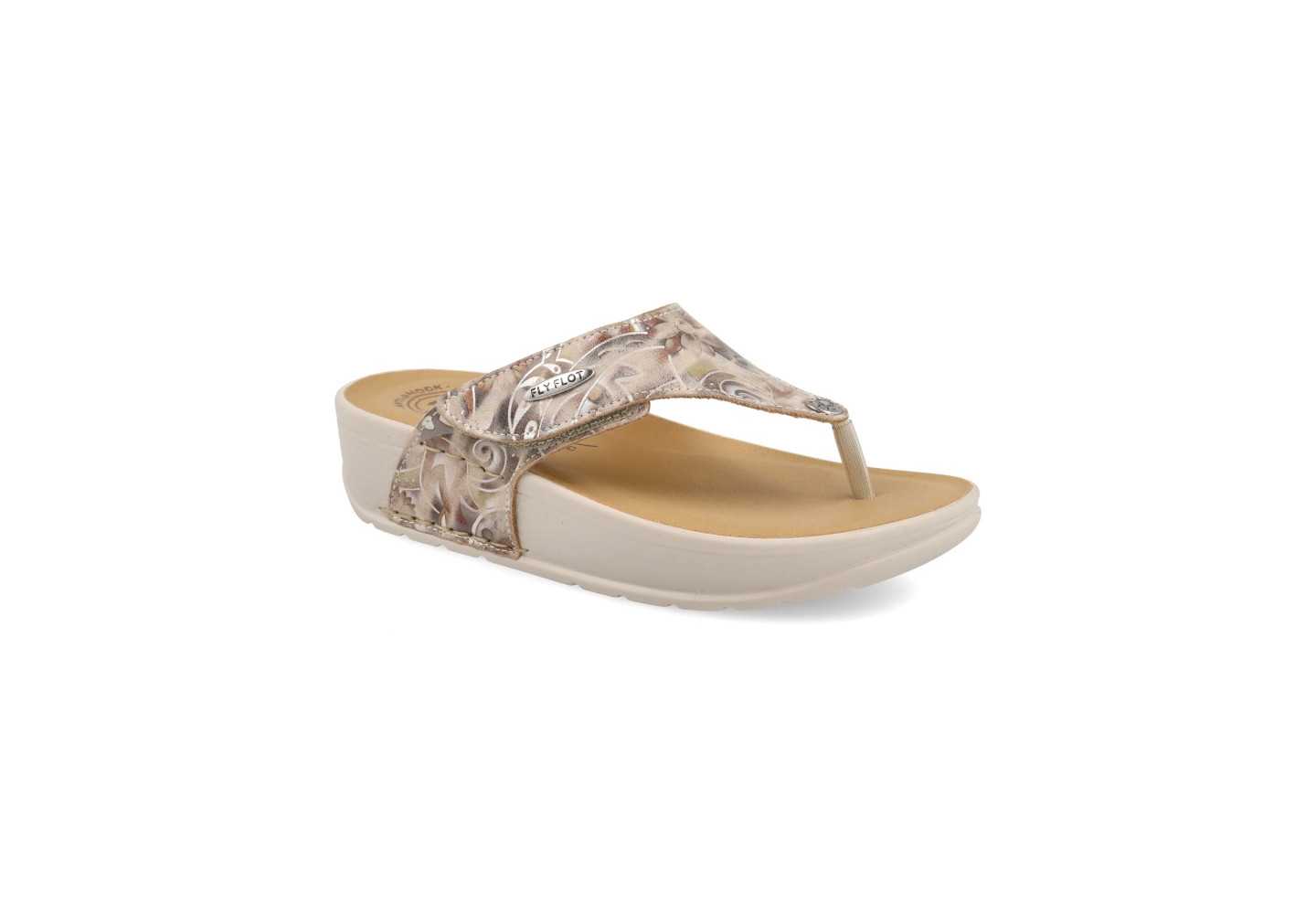 Ciabatta da donna infradito con strappo laterale Fly Flot 38F825B