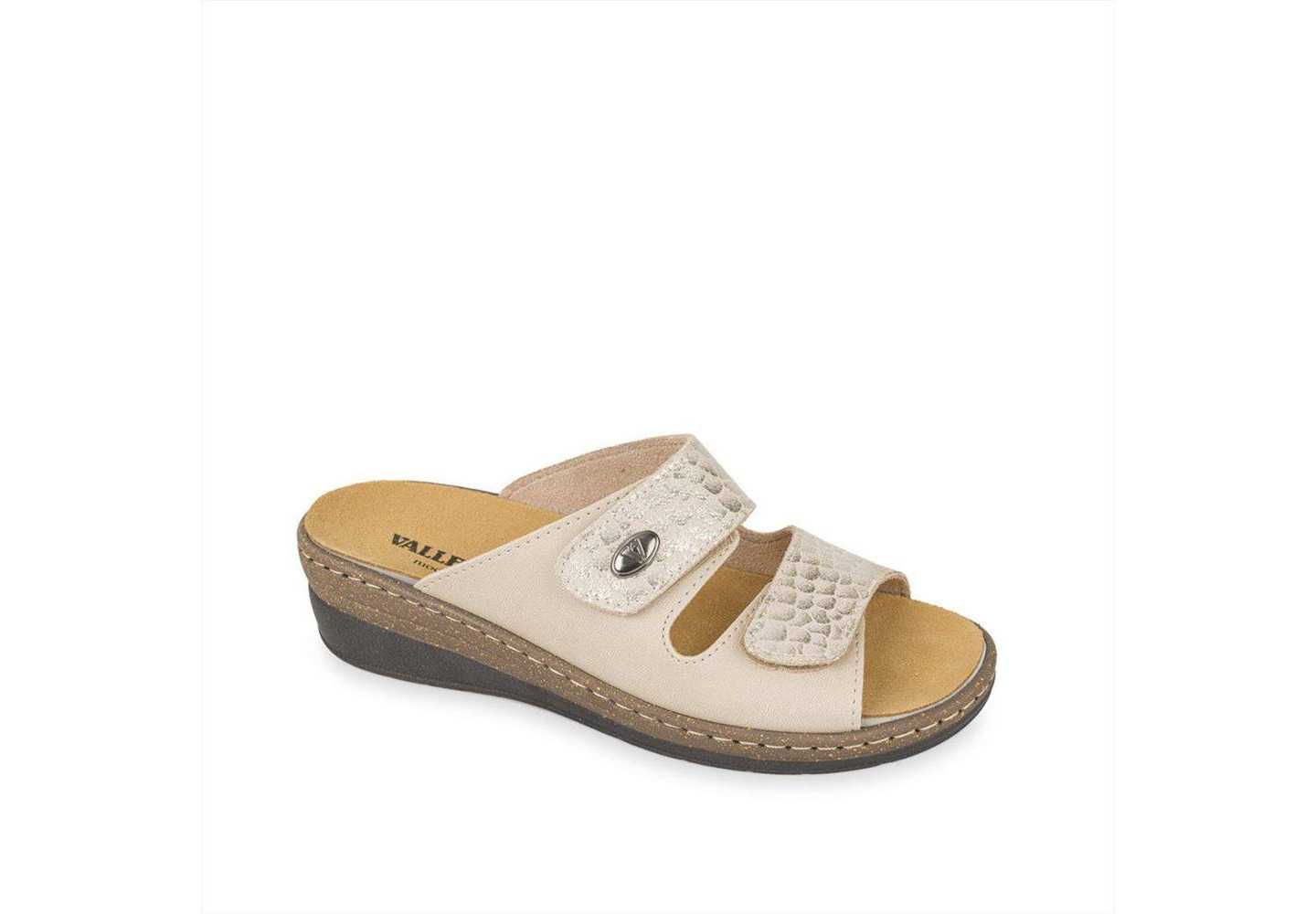 CIABATTA DA DONNA VALLEVERDE 25502B BEIGE