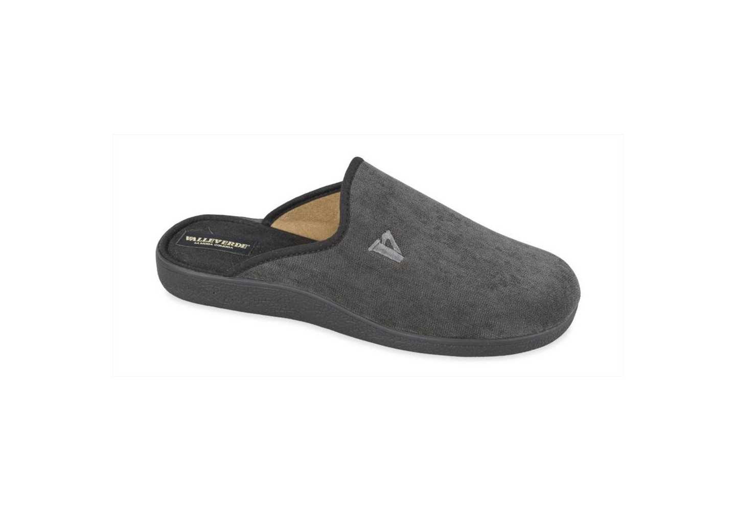 Pantofola da uomo antiscivolo Valleverde 31800 grigio antracite