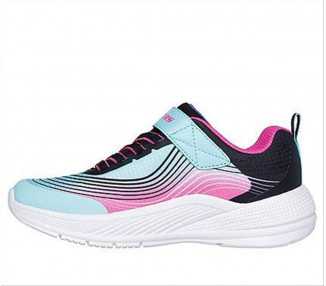 SCARPE SPORTIVE DA BAMBINA CON LACCI ELASTICI E STRAPPO Skechers 303575L LVNPMICROSPEC ADVANCE