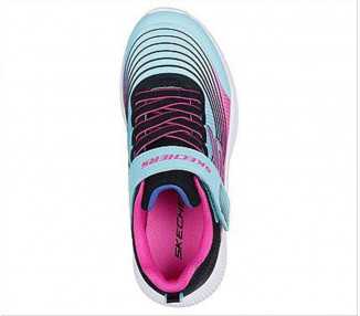 SCARPE SPORTIVE DA BAMBINA CON LACCI ELASTICI E STRAPPO Skechers 303575L LVNPMICROSPEC ADVANCE