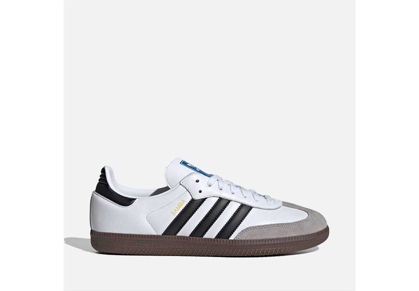 SNEAKER BASSA UNISEX ADIDAS SAMBA B75806 WHT/BLK