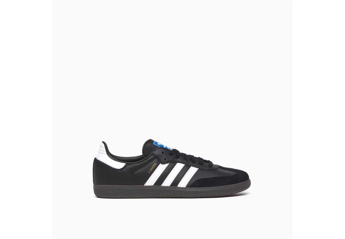 SNEAKER BASSA UNISEX ADIDAS SAMBA B75806 WHT/BLK