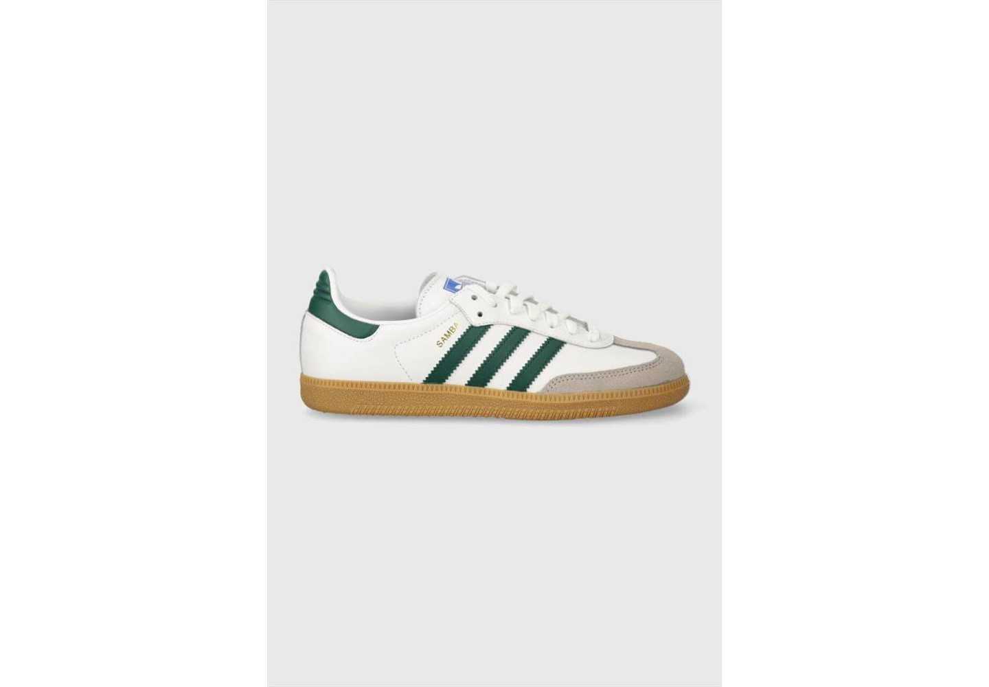 SNEAKER BASSA UNISEX ADIDAS SAMBA IE3437 GREEN/WHT