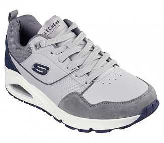 SCARPE SPORTIVE DA UOMO MEMORY FOAM SKECHERS 183020 UNO-RETRO ONE