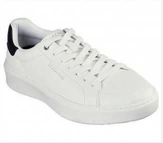 Sneakers da uomo Skechers 183175 WHT COURT BREAK - SUIT bianco