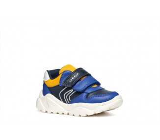 SNEAKERS DA BAMBINO REGOLABILI CON STRAPPO GEOX B455RA ROYAL/NAVY