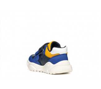 SNEAKERS DA BAMBINO REGOLABILI CON STRAPPO GEOX B455RA ROYAL/NAVY