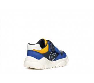 SNEAKERS DA BAMBINO REGOLABILI CON STRAPPO GEOX B455RA ROYAL/NAVY