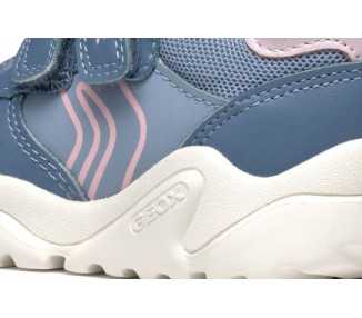 SNEAKERS GEOX REGOLABILI CON STRAPPO B455QA DK SKY