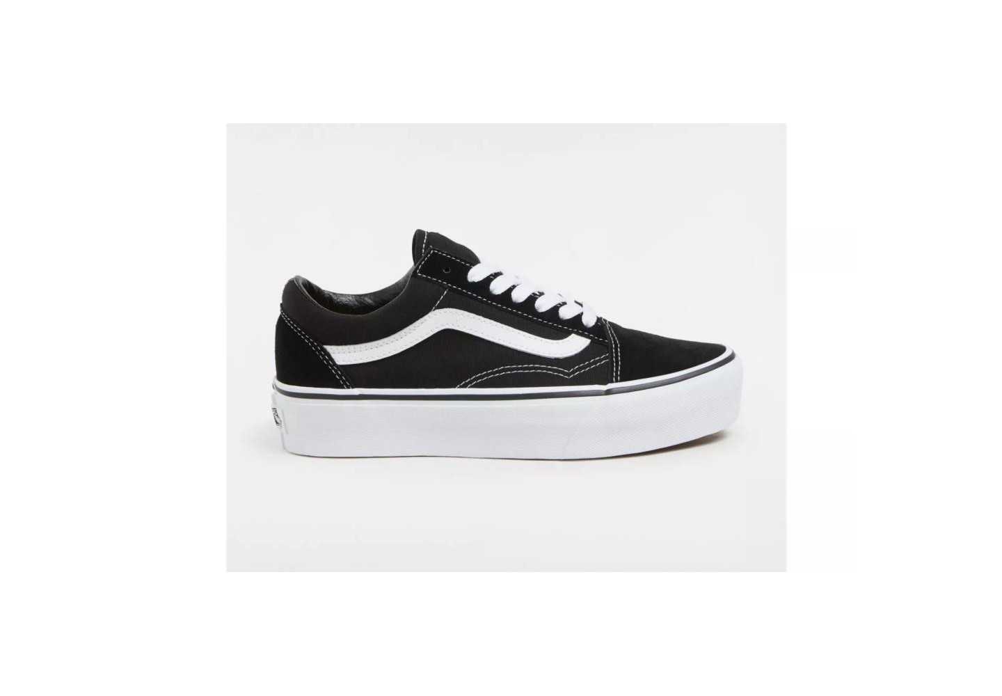 SNEAKER VANS OLD SKOOL PLATFORM DONNA VN0A3B3UY281 BLACK/WHITE