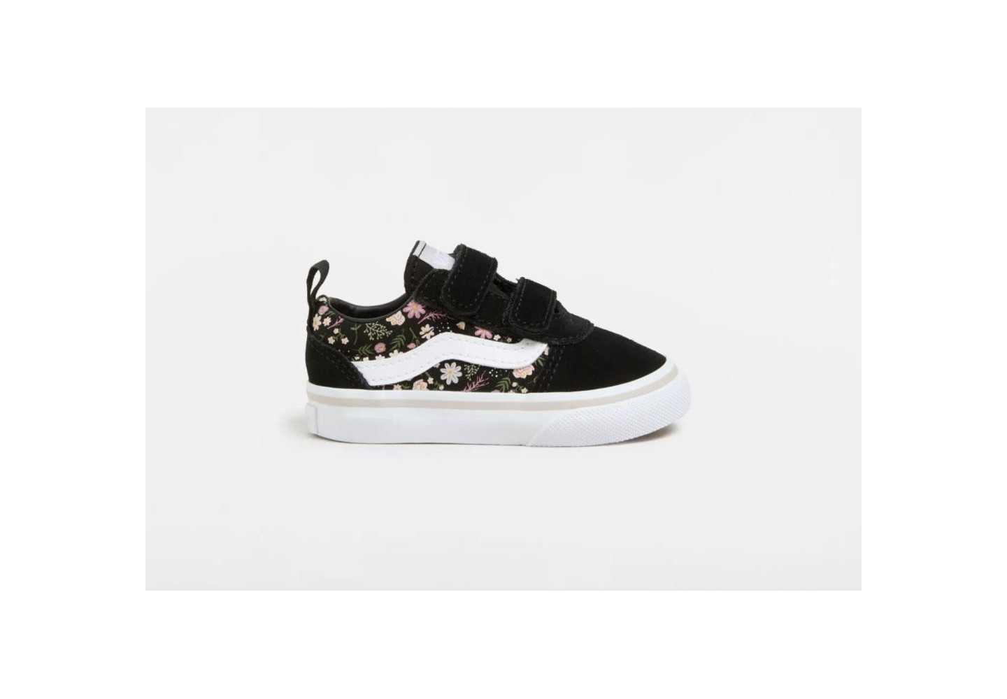 SNEAKER BASSA DA BAMBINA VANS WARD V FALL FLORAL BLACK VN000CURBLK1