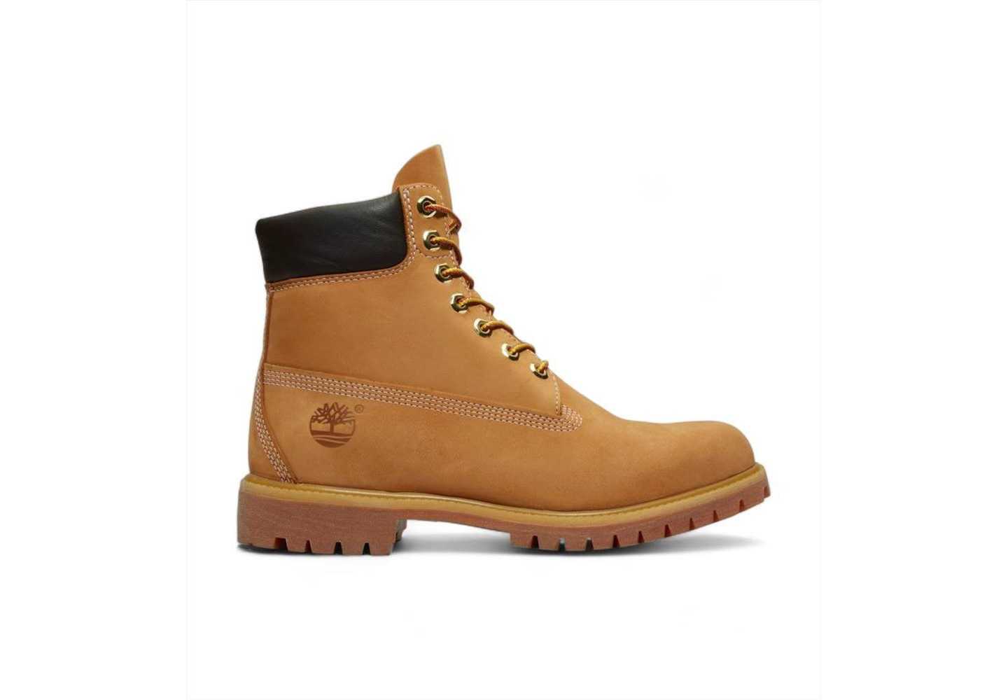 SCARPONI DA UOMO TIMBERLAND TB1100617131 PREMIUM 6 WHEAT NUBUCK