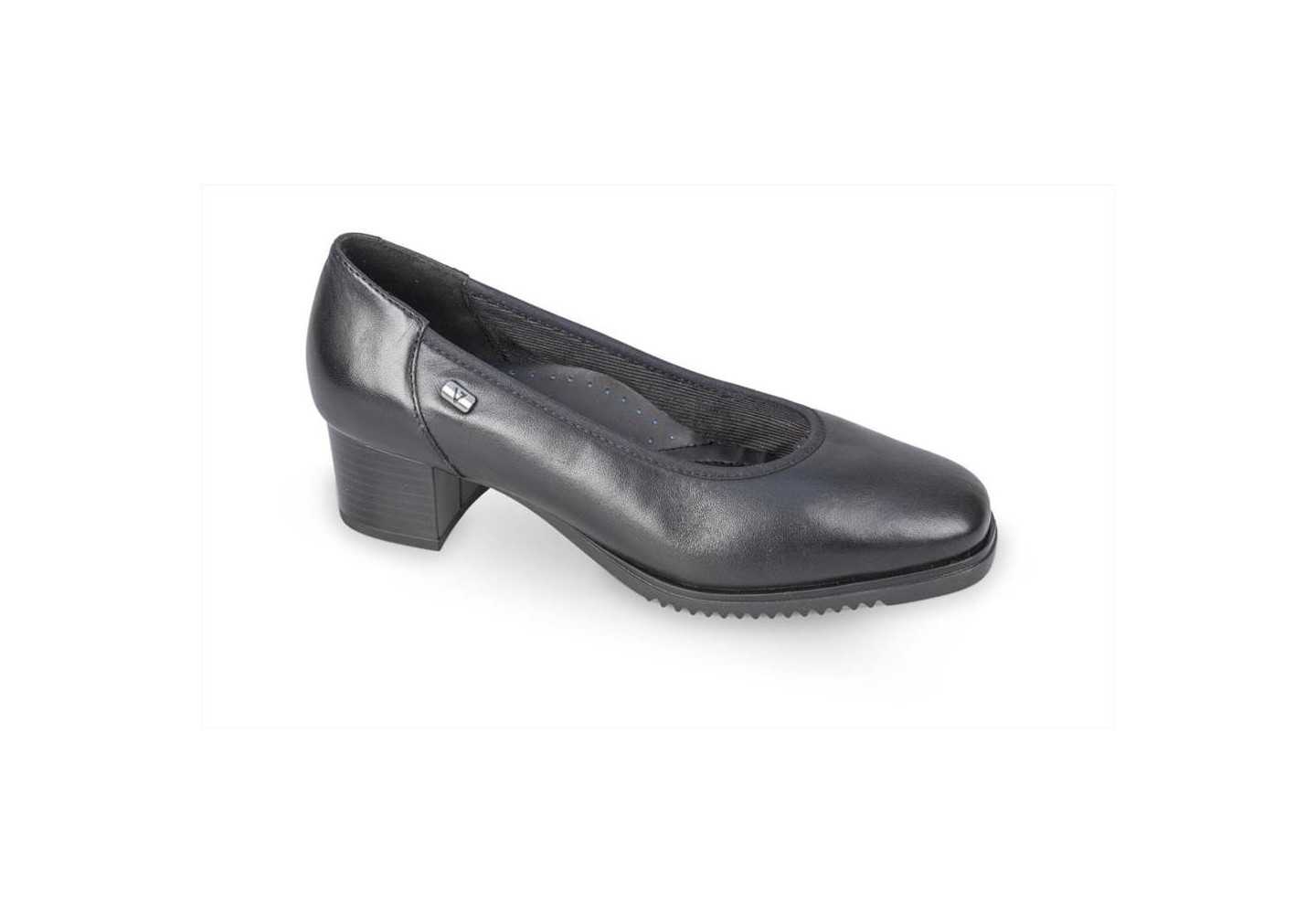 BALLERINA CON TACCO Valleverde 36378 nero