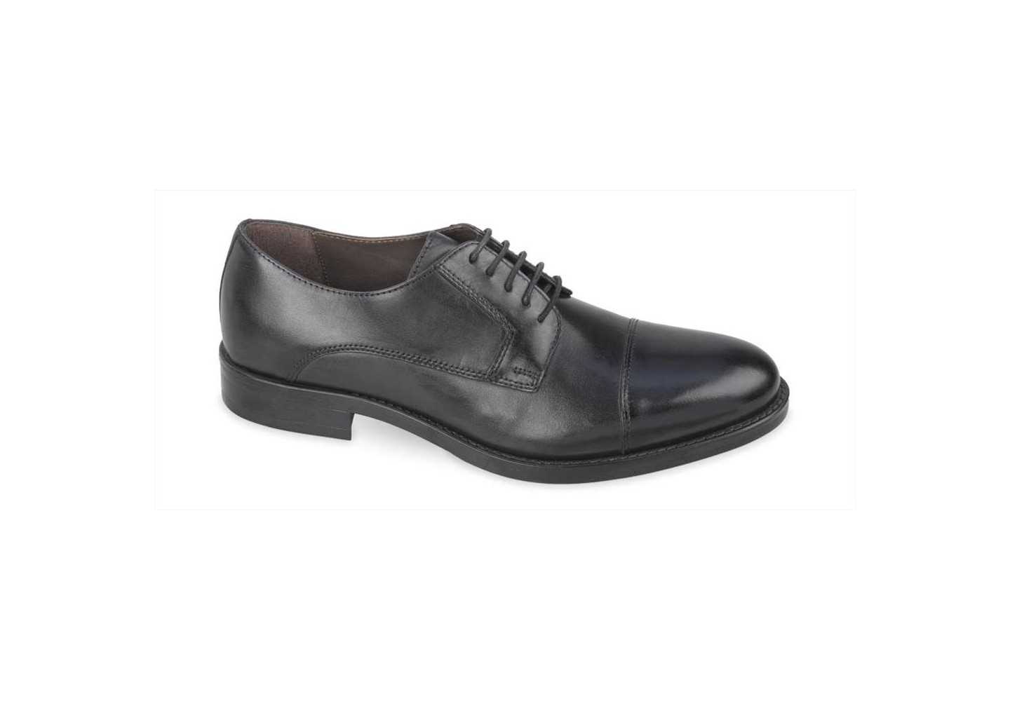 Scarpe eleganti stringate in pelle da uomo Valleverde 47871 nero