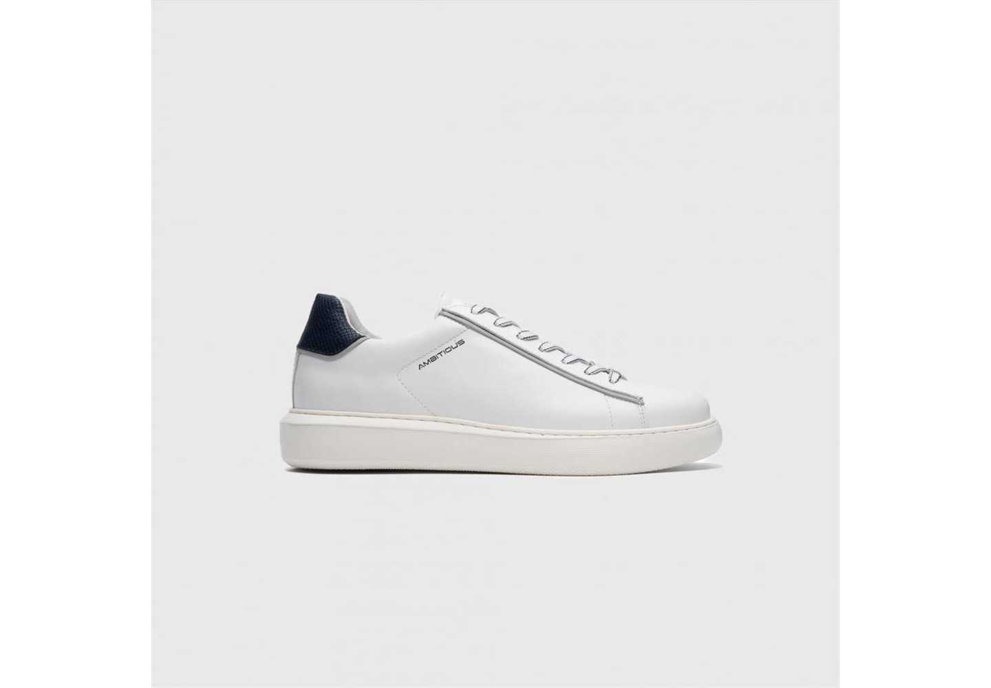 SNEAKER DA UOMO AMBITIOUS 11677C-6266AM WHITE/NAVY