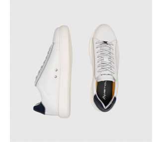 SNEAKER DA UOMO AMBITIOUS 11677C-6266AM WHITE/NAVY