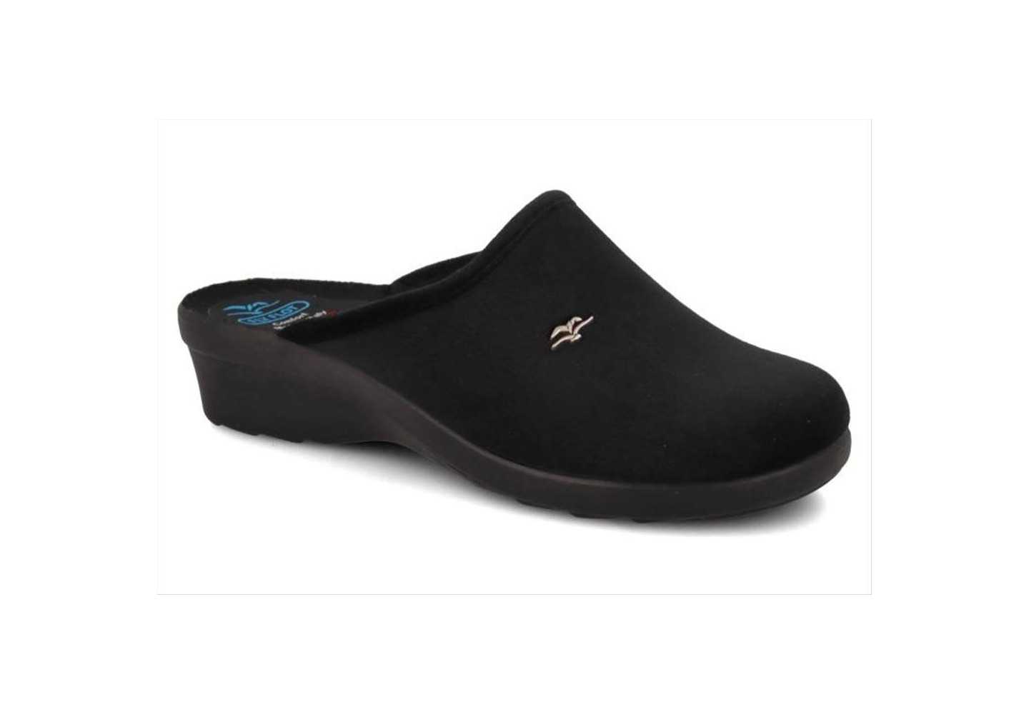 Pantofola da donna in morbida microfibra Fly Flot L7T75PD nero