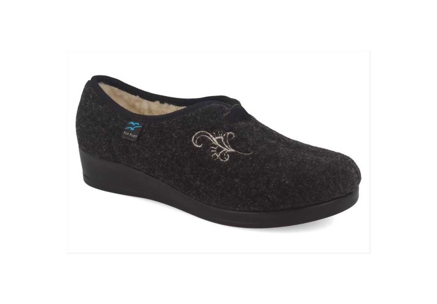 Pantofole chiuse da donna Fly Flot N3Q08IL nero