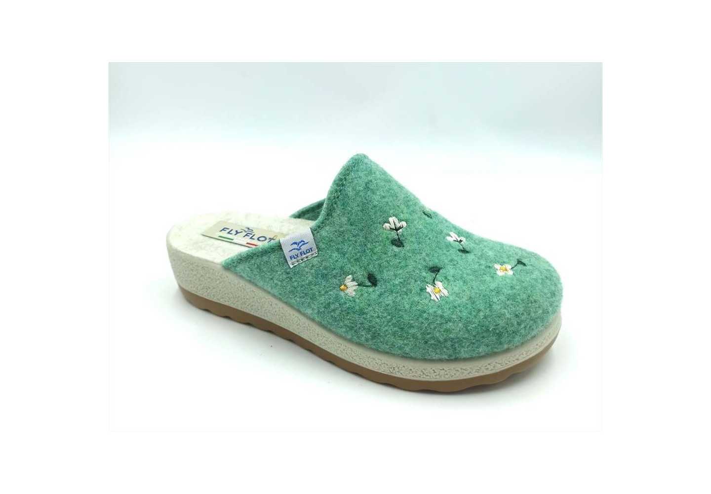 PANTOFOLA DA DONNA FLY FLOT 44X49ER VERDE ACQUA 