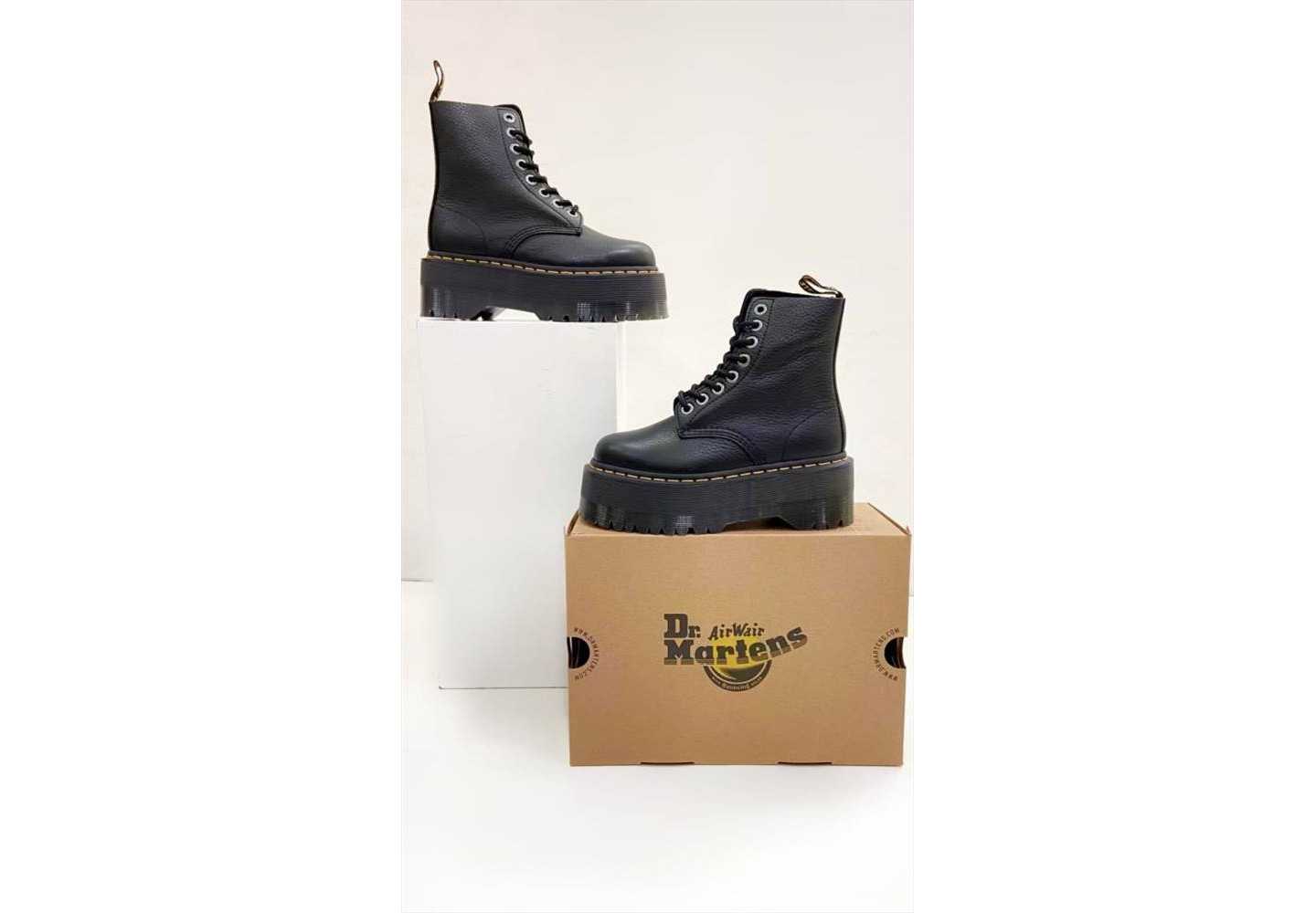 ANFIBIO DA DONNA PLATFORM DR.MARTENS 1460 PASCAL MAX BLACK CARRY OVER