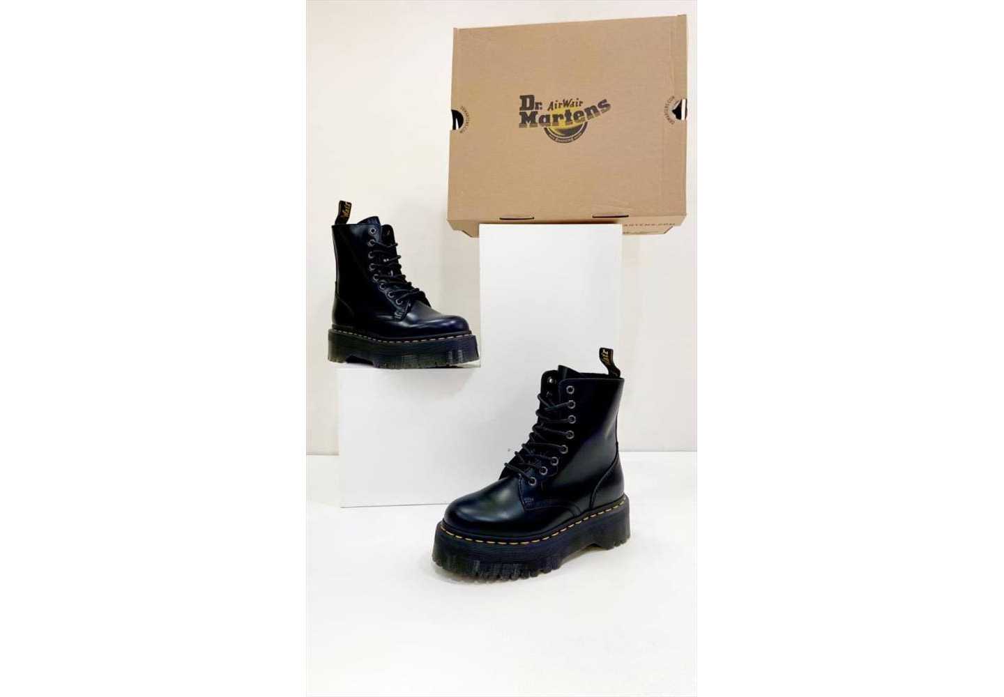 ANFIBIO DA DONNA PLATFORM DR.MARTENS JADON BLK POLISHED SMOOTH CARRY OVER