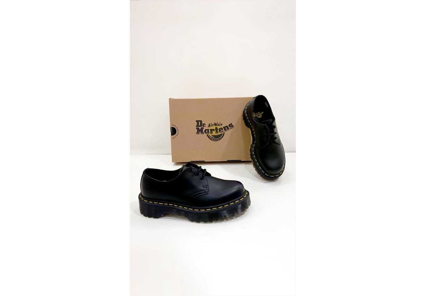 STRINGATA DA DONNA PLATFORM DR.MARTENS 1461 BEX SMOOTH CARRY OVER