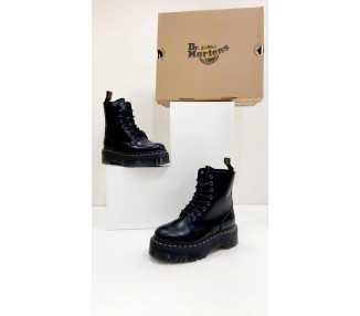 ANFIBIO DA DONNA PLATFORM DR.MARTENS JADON BLK POLISHED SMOOTH CARRY OVER