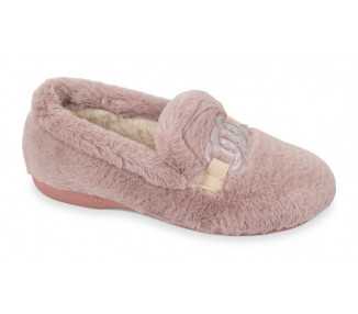 PANTOFOLA DA DONNA CHIUSA CON PELLICCIA VALLEVERDE 26128