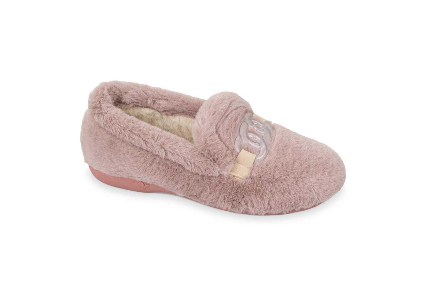 PANTOFOLA DA DONNA CHIUSA CON PELLICCIA VALLEVERDE 26128