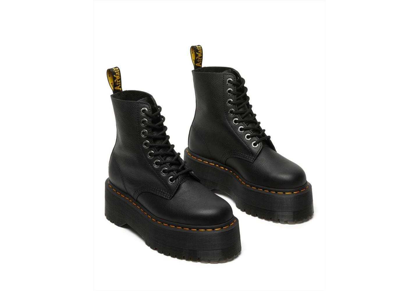 ANFIBIO DA DONNA PLATFORM DR.MARTENS 1460 PASCAL MAX BLACK CARRY OVER