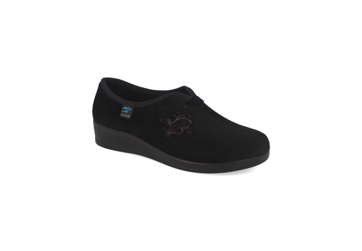 Pantofola chiusa da donna in tessuto scamosciato Fly Flot N3Q11PD