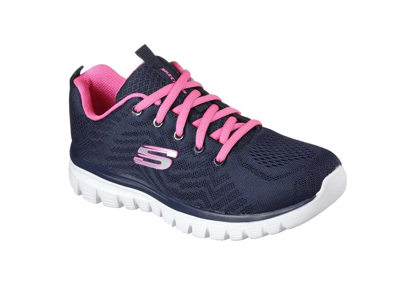 Scarpa sportiva in tessuto con Memory Foam Skechers Graceful - Get Connected 12615