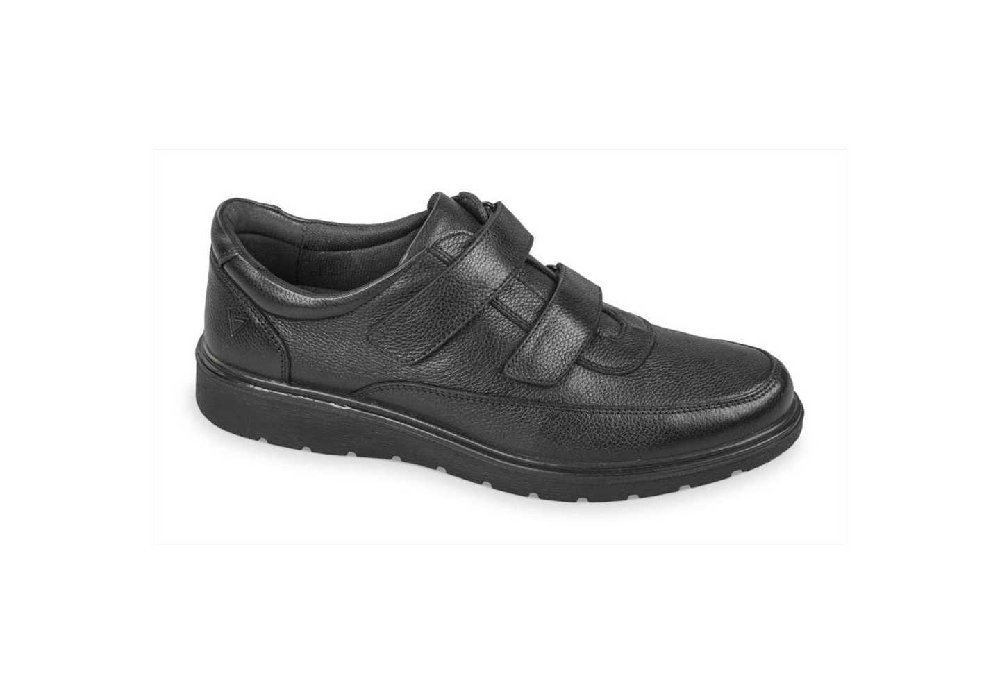 SCARPE DA UOMO REGOLABILI CON STRAPPO VALLEVERDE 36830 NERO