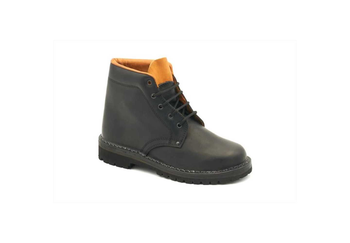 Scarpa da lavoro artigianale alta in pelle VERA 100