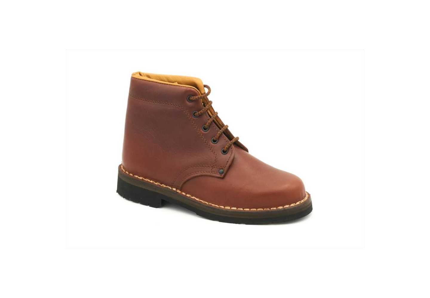 Scarpa da lavoro artigianale alta in pelle VERA 100