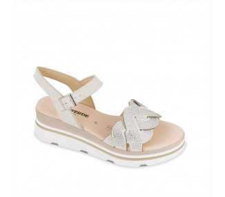 Sandalo da donna platform con strass Valleverde 55532