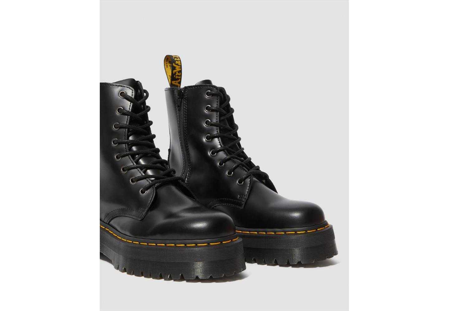 ANFIBIO DA DONNA PLATFORM DR.MARTENS JADON BLK POLISHED SMOOTH CARRY OVER