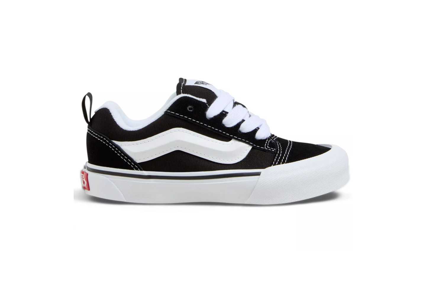 SNEAKER DA BAMBINO VANS Knu Skool VN000CYU6BT1 BLACK/TRUE WHITE