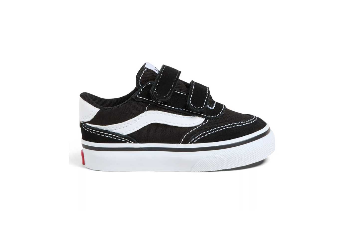 SNEAKER DA BAMBINO VANS Brooklyn LS V VN000D7XBA21 SUEDE/CANVAS BLACK/WHITE